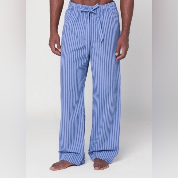 Tekla Other - Tekla stripped blue and gray pajama trousers men’s